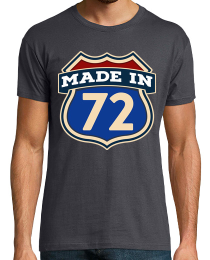 Image of made in 72 born in 1972 sign usa gift birthday