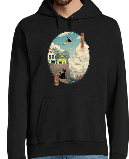 Sweat-shirt À Capuche Pour Homme ukiyo e delivery