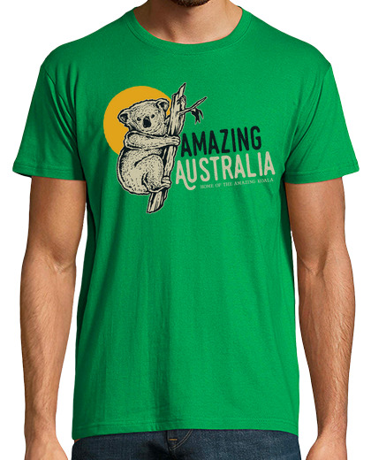 Image of animal t shirt koala retro australia vintage animals