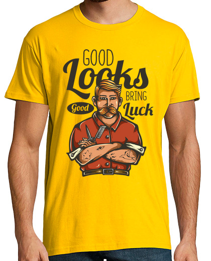 Image of t shirt barbershop hipsters barber barber retro hipster vintage