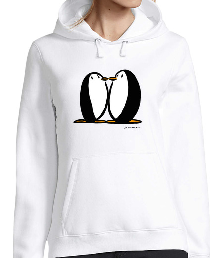 Sweat-shirt À Capuche Pour Femme pingouins