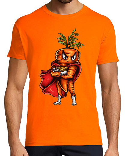 Image of funny humor t shirt super vegetarian carrot