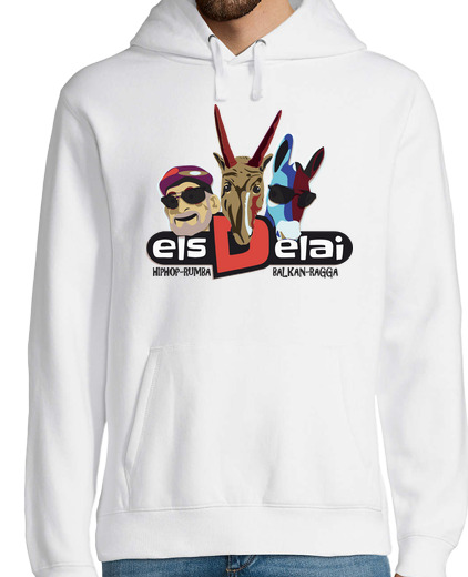Image of els delai - dessuadora, home, color blanc
