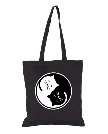 Bolsa gato yin y yang laTostadora