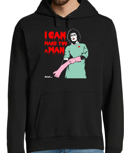 Sweat-shirt À Capuche Pour Homme I Can Make You A Man (Rocky Horror)