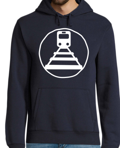 Sweat-shirt À Capuche Pour Homme l39un des trains