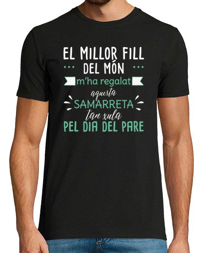 Image of pare's day, millon fill samarreta del món