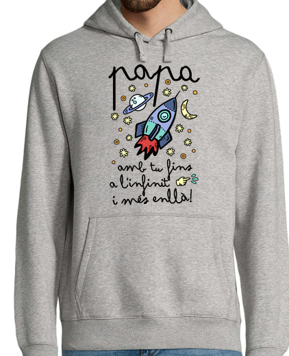 Sweat-shirt À Capuche Pour Homme papa amb you fins infinit i més enllà