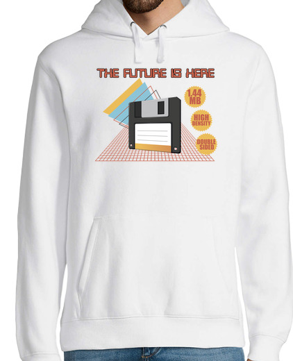 Sudadera Con Capucha Para Hombre The future is here laTostadora