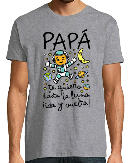Image of dad i love you until the moon back and forth