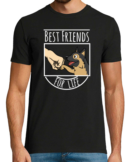 Image of german shepherd best friends for life