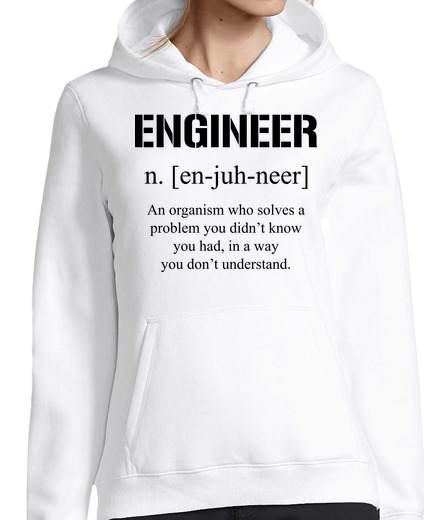 Sweat-shirt À Capuche Pour Femme ingénieur