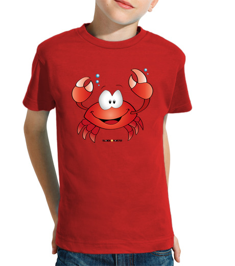 Tee Shirt Pour Enfant Manche Courte crabe enfant