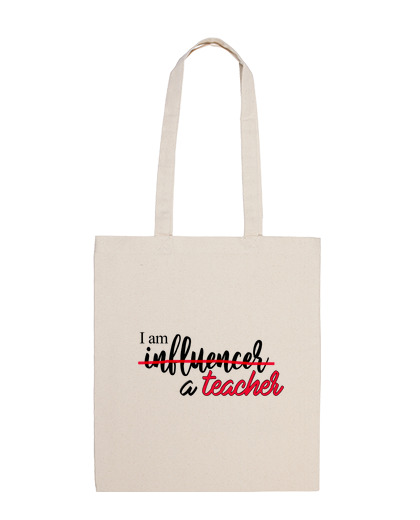 Image of i am a teacher tote bag