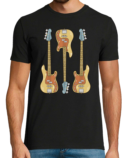 Image of bass player musicians gift idea