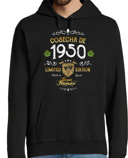 Sweat-shirt À Capuche Pour Homme Millésime 1950 - grand réserve