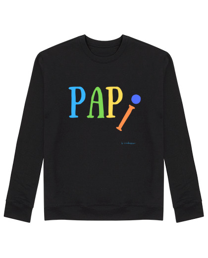 Sweat Unisexe sweat papa sans capuche