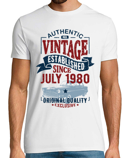 Image of vintage since july 1980