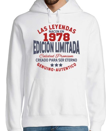 Sweat-shirt À Capuche Pour Homme Edición limitada 1978