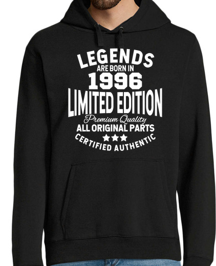 Sweat-shirt À Capuche Pour Homme Legends are born in 1996