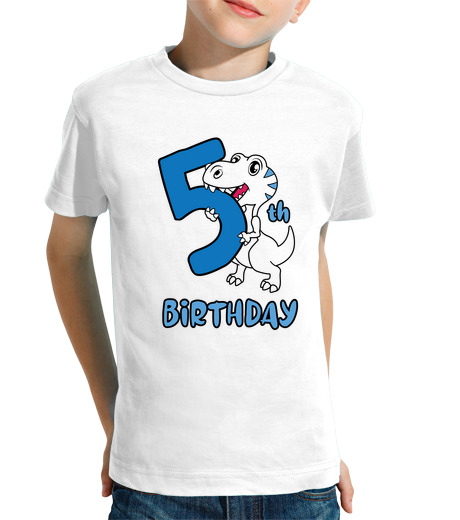 T-shirt bambino manica corta 5 ° day nascitazione