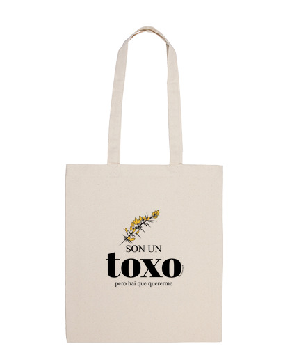 Image of cloth bag they are a toxo, but you have to love me - cloth bag