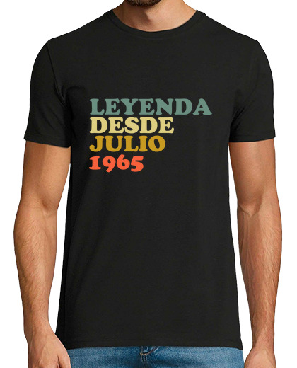 T-shirt uomo manica corta leggenda dal luglio 1965