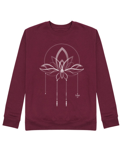 Sweat Unisexe fleur de lotus sacré