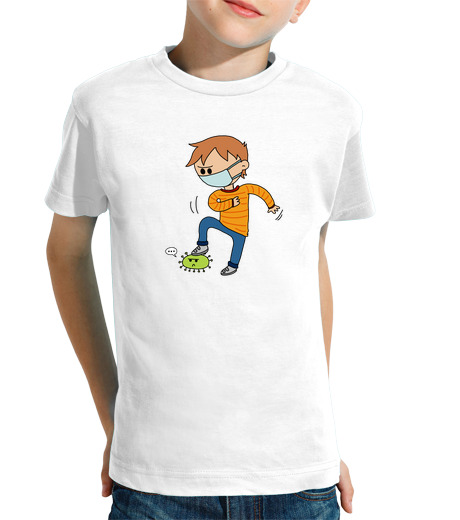 T-shirt bambino manica corta covid-19