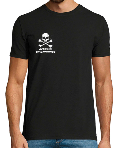 Image of white skull caveman chords small short manga man