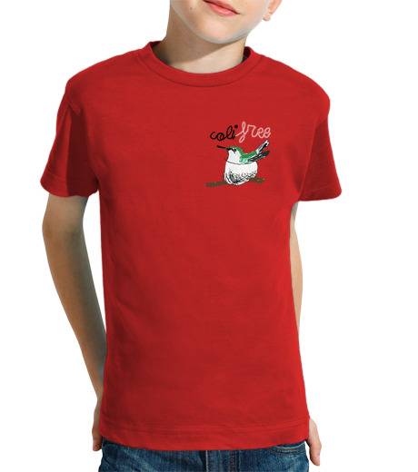 Tee Shirt Pour Enfant Manche Courte chou-fleur orange