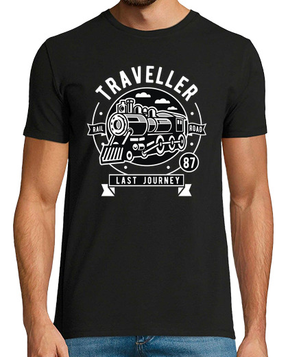 Image of t shirt train locomotive retro train 1987 travel trains