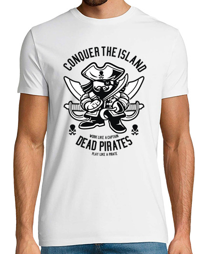 Image of funny t shirt funny pirate captain island ships oceans