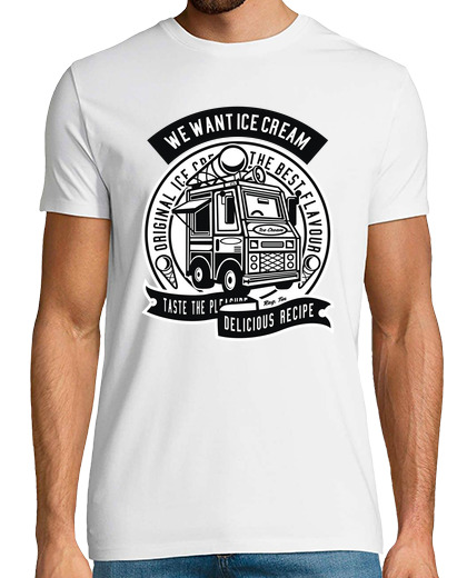 Image of ice cream truck retro summer ice cream t shirt