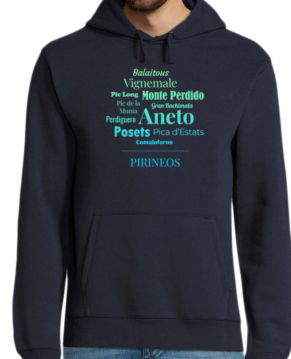 Sweat-shirt À Capuche Pour Homme pyrenees 01