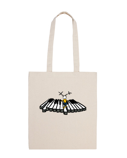 Bolsa De Tela Flying piano 2 woman laTostadora