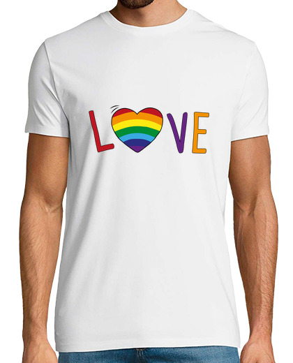 Image of LGBT LOVE man t-shirt