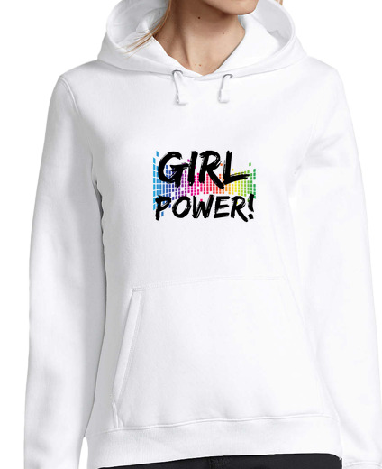 Sweat-shirt À Capuche Pour Femme pouvoir des filles