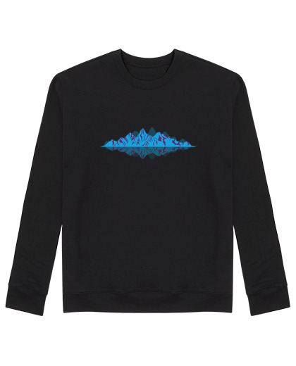 Sweat Unisexe miroir de montagnes