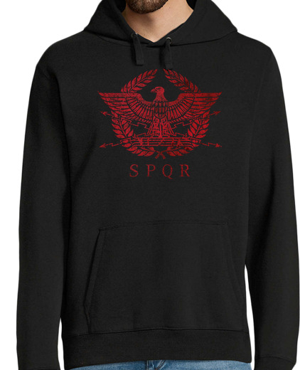 Sweat-shirt À Capuche Pour Homme empire romain - édition sang