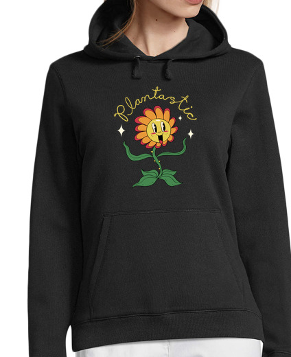 Sweat-shirt À Capuche Pour Femme jour plantastique