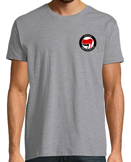 Image of t shirt h - action antifeixista red flag first
