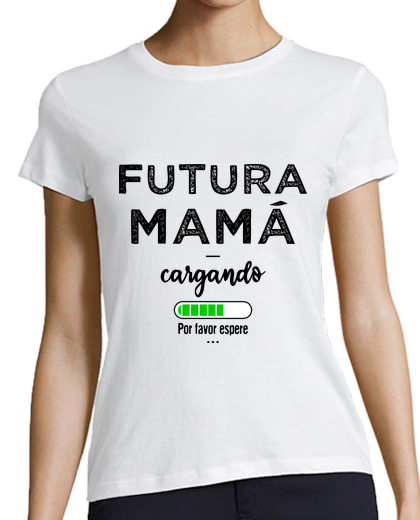 Image of future mummy please wait