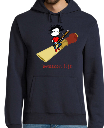 Sweat-shirt À Capuche Pour Homme anche de basson