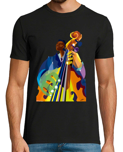 Image of double bass man