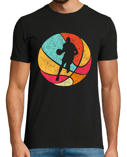 Image of vintage basketball silhouette basketball player nba basketball