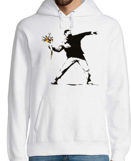 Sweat-shirt À Capuche Pour Homme lanceur de fleurs