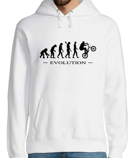 Sweat-shirt À Capuche Pour Homme Evolution BMX Black Version