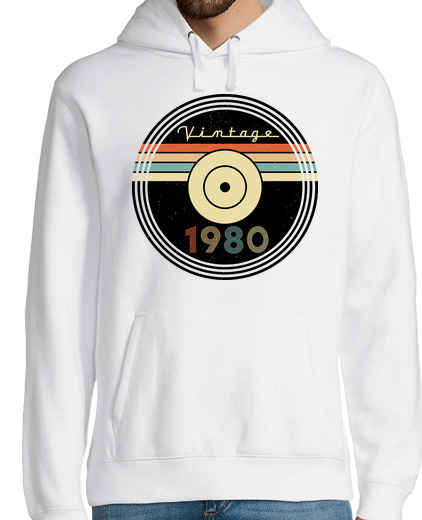 Sweat-shirt À Capuche Pour Homme 1980 - disco vintage