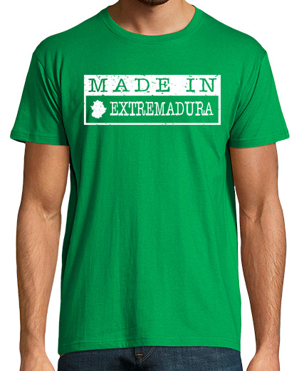 Image of made in Extremadura Spain map